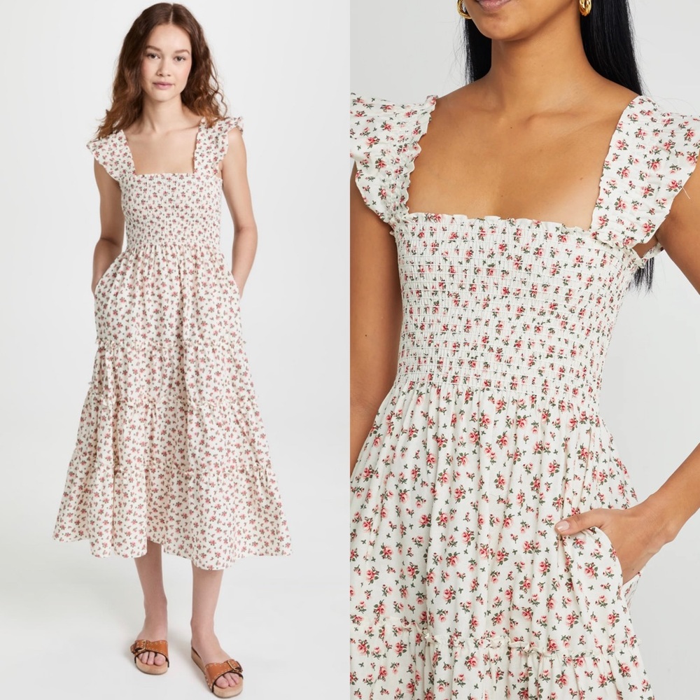 o.p.t. Calypso Dress in Ditsy Rose Floral Sz Small